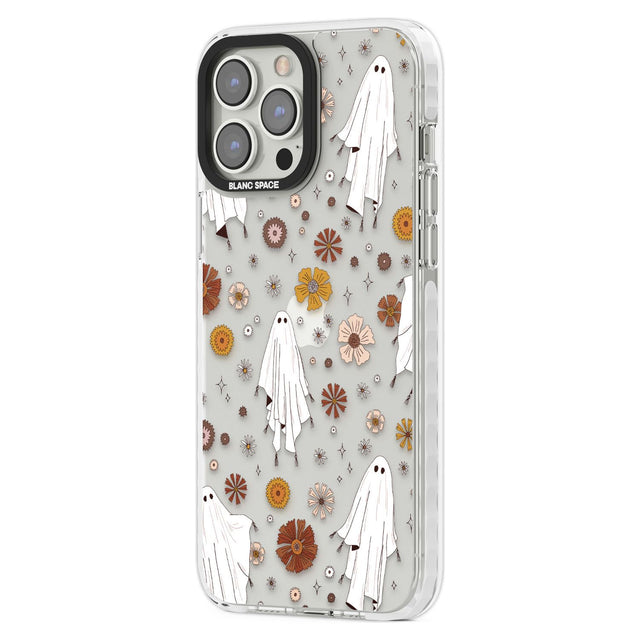 Halloween Skulls and FlowersPhone Case for iPhone 14 Pro Max