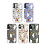 Halloween Skulls and FlowersPhone Case for iPhone 14 Pro Max