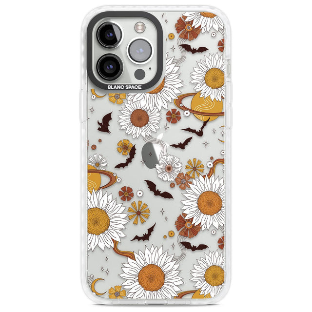 Halloween Skulls and FlowersPhone Case for iPhone 14 Pro Max