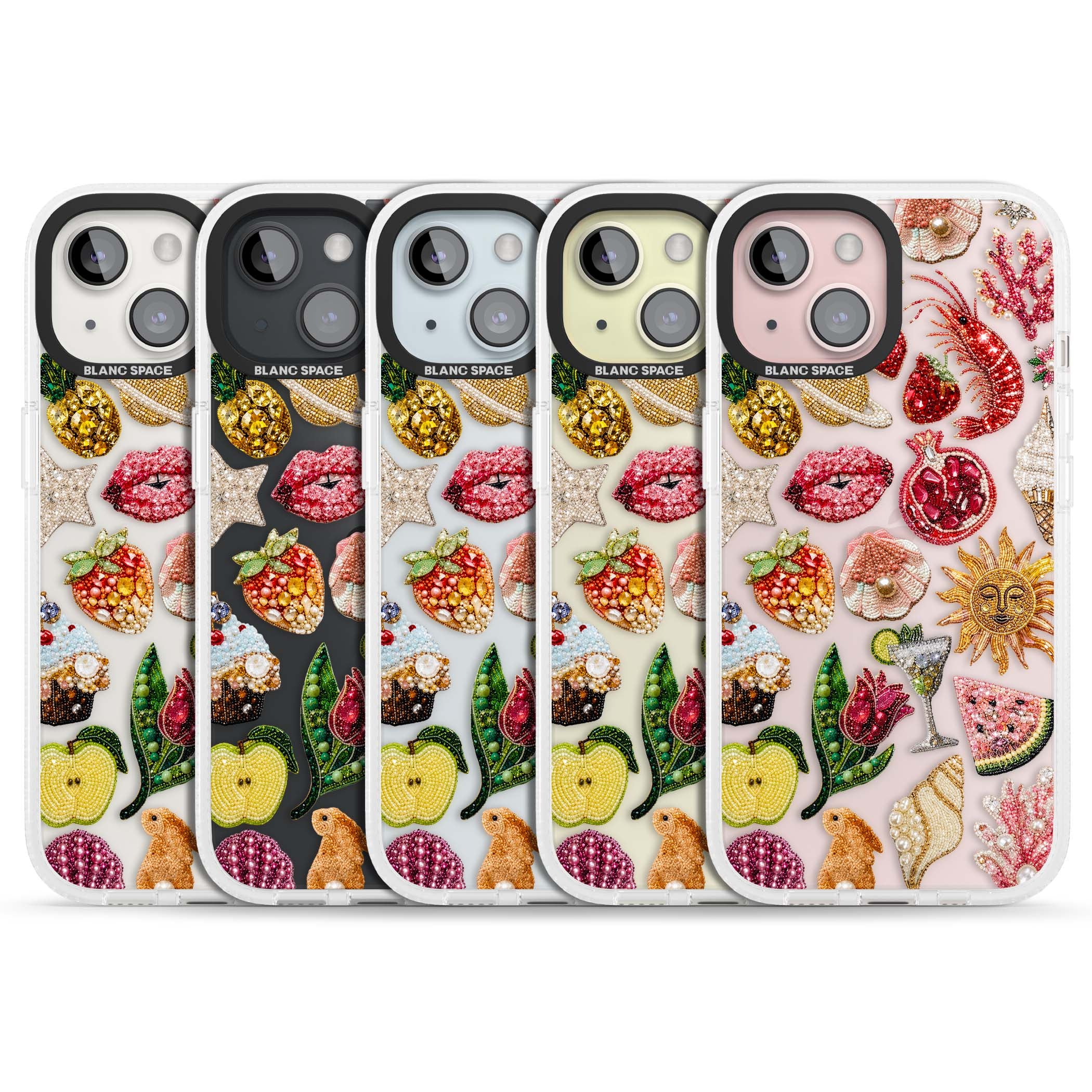 Beaded Riviera coquette iPhone case | Clear Case Impact Air case for iPhone 15, iPhone 15 Plus