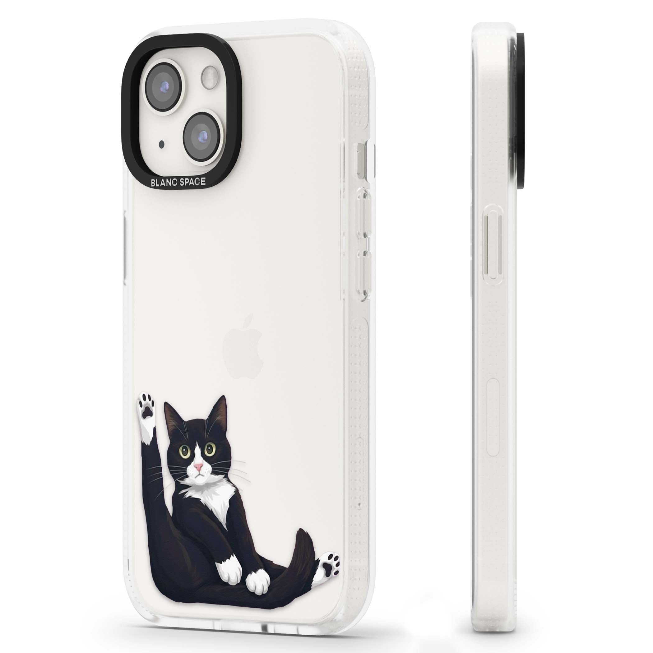 Mid-Groom Cat animals iPhone case | Clear Case Impact Air case for iPhone 15, iPhone 15 Plus