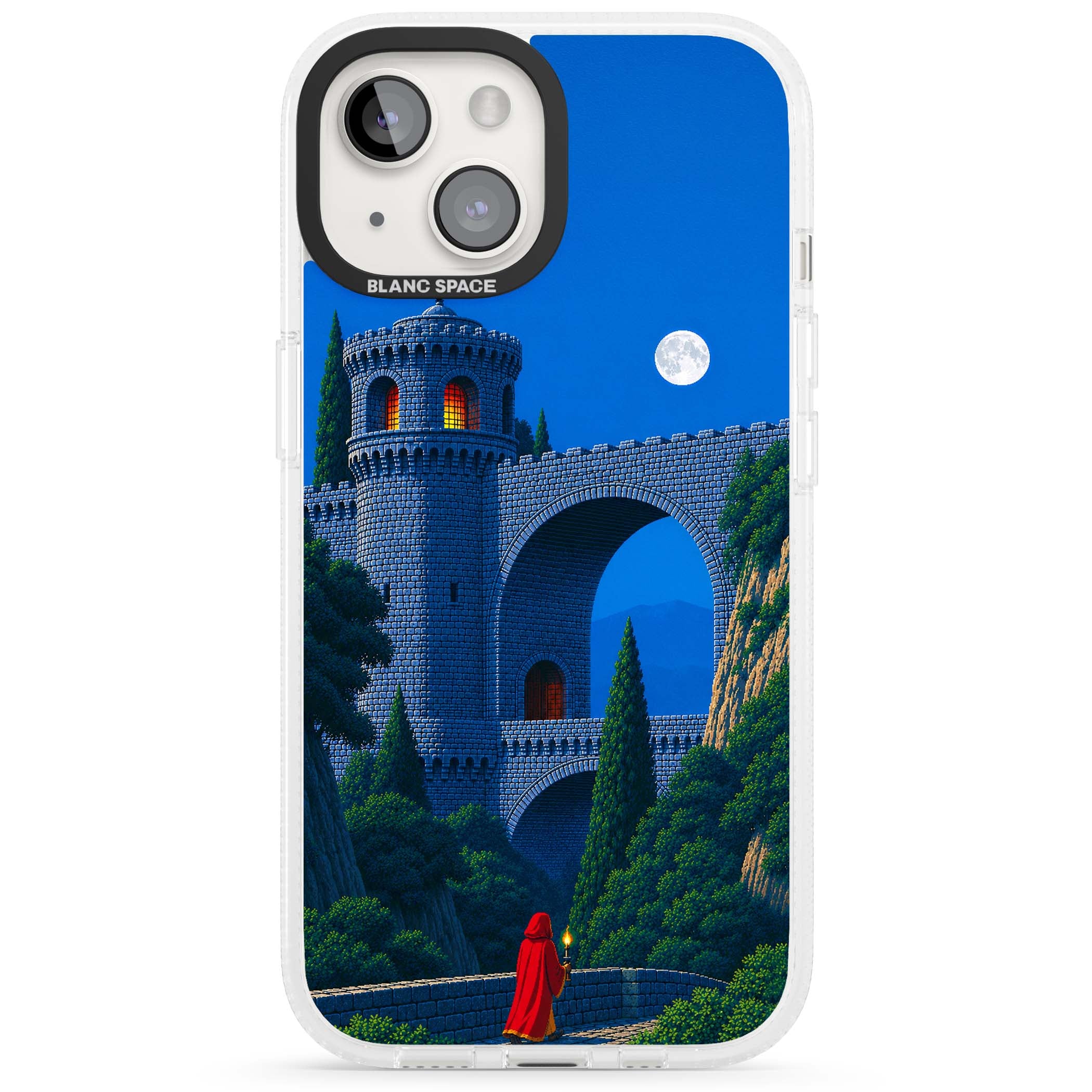 Castle Walls art iPhone case | Clear Case Impact Air case for iPhone 15, iPhone 15 Plus