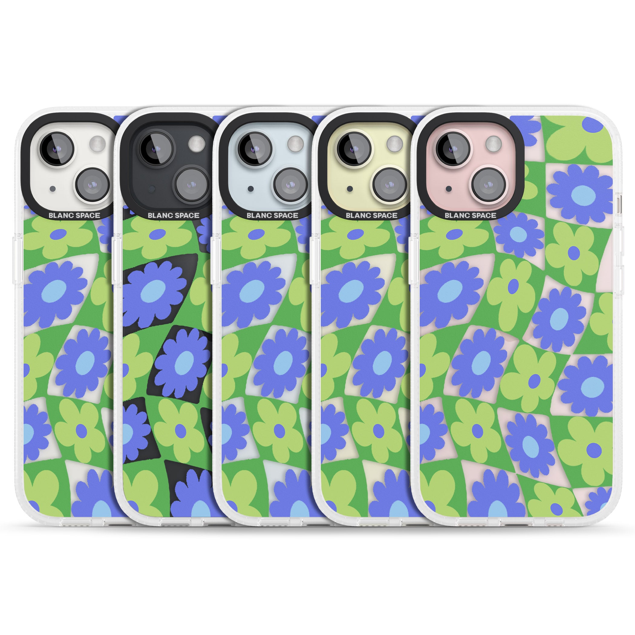 Garden Party iPhone 15 / 14 / 13 Clear Case Impact Air - Blanc Space