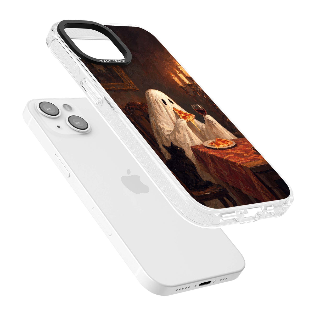 Lonely Night In art iPhone case | Clear Case Impact Air case for iPhone 15, iPhone 15 Plus