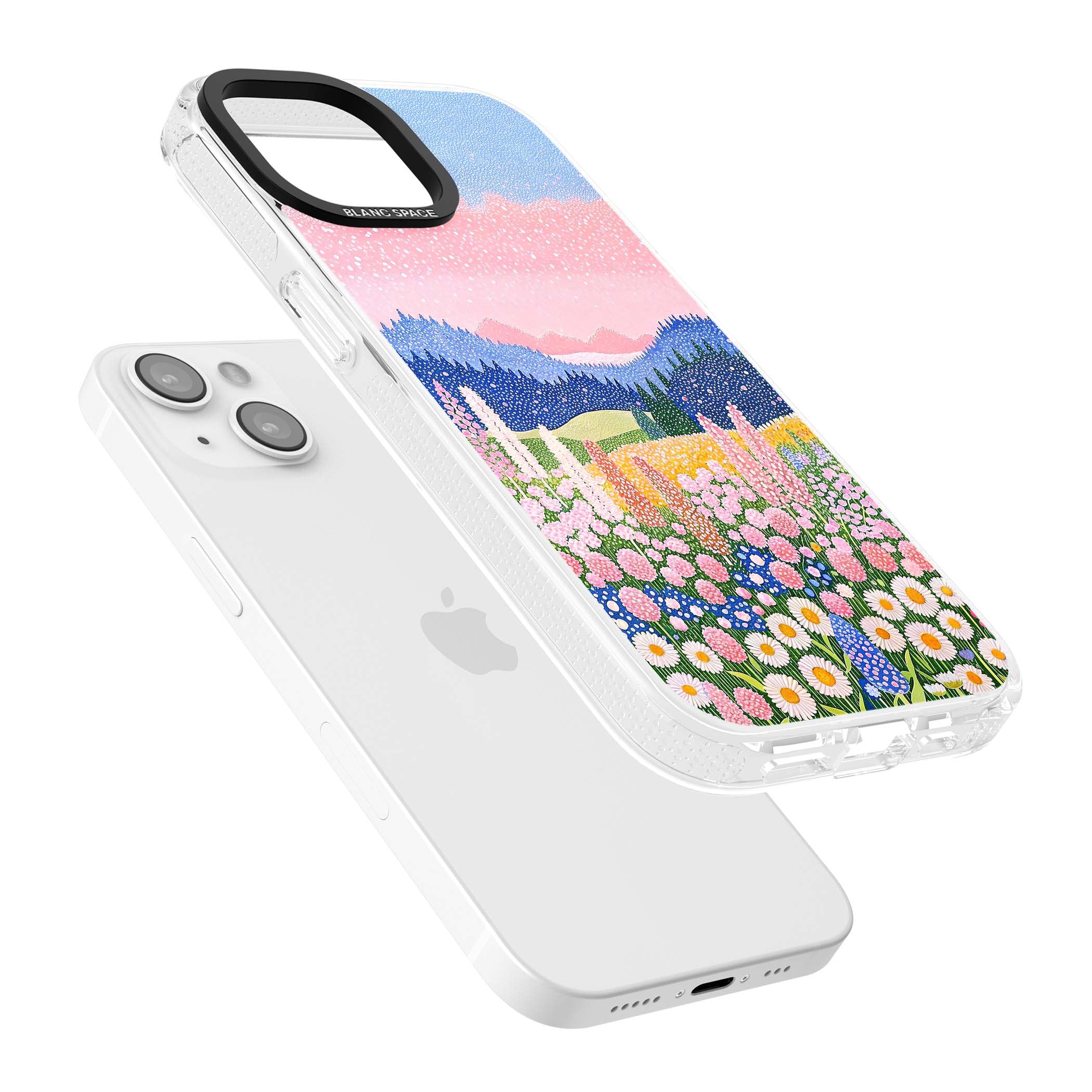 Valley Horizon cottagecore iPhone case | Clear Case Impact Air case for iPhone 15, iPhone 15 Plus