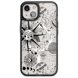 Large Sun Vintage Astrological Phone Case iPhone 15 Plus / Magsafe Black Impact Case,iPhone 15 / Magsafe Black Impact Case,iPhone 14 Plus / Magsafe Black Impact Case,iPhone 14 / Magsafe Black Impact Case,iPhone 13 / Magsafe Black Impact Case Blanc Space