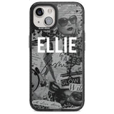 Personalised Grey Scale Fashion Collage Custom Phone Case iPhone 15 Plus / Magsafe Black Impact Case,iPhone 15 / Magsafe Black Impact Case,iPhone 14 Plus / Magsafe Black Impact Case,iPhone 14 / Magsafe Black Impact Case,iPhone 13 / Magsafe Black Impact Case Blanc Space