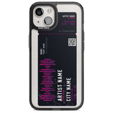 Personalised Concert Ticket Custom Phone Case iPhone 15 Plus / Magsafe Black Impact Case,iPhone 15 / Magsafe Black Impact Case,iPhone 14 Plus / Magsafe Black Impact Case,iPhone 14 / Magsafe Black Impact Case,iPhone 13 / Magsafe Black Impact Case Blanc Space