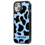 Personalised Blue and Black Cow Print Custom Phone Case iPhone 15 Pro Max / Black Impact Case,iPhone 15 Plus / Black Impact Case,iPhone 15 Pro / Black Impact Case,iPhone 15 / Black Impact Case,iPhone 15 Pro Max / Impact Case,iPhone 15 Plus / Impact Case,iPhone 15 Pro / Impact Case,iPhone 15 / Impact Case,iPhone 15 Pro Max / Magsafe Black Impact Case,iPhone 15 Plus / Magsafe Black Impact Case,iPhone 15 Pro / Magsafe Black Impact Case,iPhone 15 / Magsafe Black Impact Case,iPhone 14 Pro Max / Black Impact Case