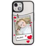 Personalised Love Instant Film Photo Custom Phone Case iPhone 15 Plus / Magsafe Black Impact Case,iPhone 15 / Magsafe Black Impact Case,iPhone 14 Plus / Magsafe Black Impact Case,iPhone 14 / Magsafe Black Impact Case,iPhone 13 / Magsafe Black Impact Case Blanc Space