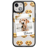 Personalised Labrador - Dog Photo Custom Phone Case iPhone 15 Plus / Magsafe Black Impact Case,iPhone 15 / Magsafe Black Impact Case,iPhone 14 Plus / Magsafe Black Impact Case,iPhone 14 / Magsafe Black Impact Case,iPhone 13 / Magsafe Black Impact Case Blanc Space