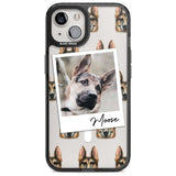 Personalised German Shepherd - Dog Photo Custom Phone Case iPhone 15 Plus / Magsafe Black Impact Case,iPhone 15 / Magsafe Black Impact Case,iPhone 14 Plus / Magsafe Black Impact Case,iPhone 14 / Magsafe Black Impact Case,iPhone 13 / Magsafe Black Impact Case Blanc Space