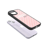 Personalised Pink Polka Custom Phone Case iPhone 15 Pro Max / Black Impact Case,iPhone 15 Plus / Black Impact Case,iPhone 15 Pro / Black Impact Case,iPhone 15 / Black Impact Case,iPhone 15 Pro Max / Impact Case,iPhone 15 Plus / Impact Case,iPhone 15 Pro / Impact Case,iPhone 15 / Impact Case,iPhone 15 Pro Max / Magsafe Black Impact Case,iPhone 15 Plus / Magsafe Black Impact Case,iPhone 15 Pro / Magsafe Black Impact Case,iPhone 15 / Magsafe Black Impact Case,iPhone 14 Pro Max / Black Impact Case,iPhone 14 Plu