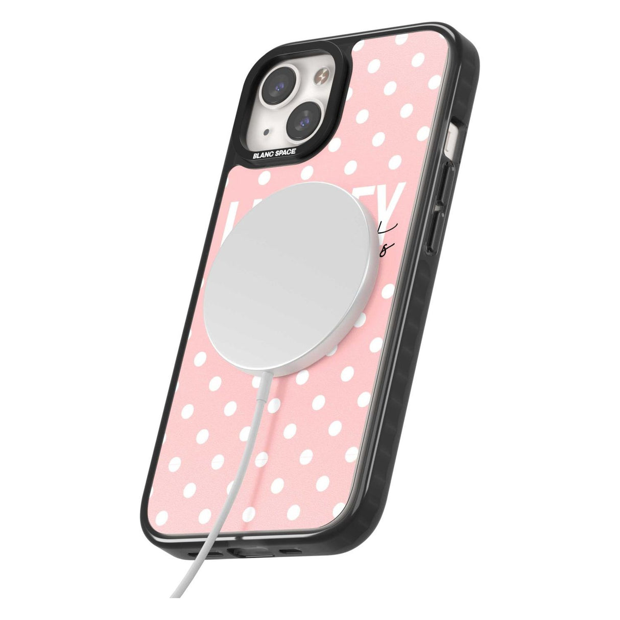 Personalised Pink Polka Custom Phone Case iPhone 15 Pro Max / Black Impact Case,iPhone 15 Plus / Black Impact Case,iPhone 15 Pro / Black Impact Case,iPhone 15 / Black Impact Case,iPhone 15 Pro Max / Impact Case,iPhone 15 Plus / Impact Case,iPhone 15 Pro / Impact Case,iPhone 15 / Impact Case,iPhone 15 Pro Max / Magsafe Black Impact Case,iPhone 15 Plus / Magsafe Black Impact Case,iPhone 15 Pro / Magsafe Black Impact Case,iPhone 15 / Magsafe Black Impact Case,iPhone 14 Pro Max / Black Impact Case,iPhone 14 Plu