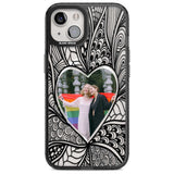 Personalised Henna Heart Photo Case Custom Phone Case iPhone 15 Plus / Magsafe Black Impact Case,iPhone 15 / Magsafe Black Impact Case,iPhone 14 Plus / Magsafe Black Impact Case,iPhone 14 / Magsafe Black Impact Case,iPhone 13 / Magsafe Black Impact Case Blanc Space