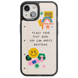 Personalised Nostalgia Sticker Mix #1 Custom Phone Case iPhone 15 Plus / Magsafe Black Impact Case,iPhone 15 / Magsafe Black Impact Case,iPhone 14 Plus / Magsafe Black Impact Case,iPhone 14 / Magsafe Black Impact Case,iPhone 13 / Magsafe Black Impact Case Blanc Space