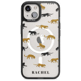 Personalised Jaguar Pattern on Transparent Custom Phone Case iPhone 15 Plus / Magsafe Black Impact Case,iPhone 15 / Magsafe Black Impact Case,iPhone 14 Plus / Magsafe Black Impact Case,iPhone 14 / Magsafe Black Impact Case,iPhone 13 / Magsafe Black Impact Case Blanc Space