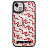 Personalised Snake Pattern Custom Phone Case iPhone 15 Plus / Magsafe Black Impact Case,iPhone 15 / Magsafe Black Impact Case,iPhone 14 Plus / Magsafe Black Impact Case,iPhone 14 / Magsafe Black Impact Case,iPhone 13 / Magsafe Black Impact Case Blanc Space