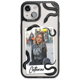 Personalised Snake Instant Photo Custom Phone Case iPhone 15 Plus / Magsafe Black Impact Case,iPhone 15 / Magsafe Black Impact Case,iPhone 14 Plus / Magsafe Black Impact Case,iPhone 14 / Magsafe Black Impact Case,iPhone 13 / Magsafe Black Impact Case Blanc Space