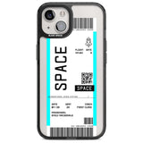 Personalised Space Space Travel Ticket Custom Phone Case iPhone 15 Plus / Magsafe Black Impact Case,iPhone 15 / Magsafe Black Impact Case,iPhone 14 Plus / Magsafe Black Impact Case,iPhone 14 / Magsafe Black Impact Case,iPhone 13 / Magsafe Black Impact Case Blanc Space