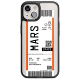 Personalised Mars Space Travel Ticket Custom Phone Case iPhone 15 Plus / Magsafe Black Impact Case,iPhone 15 / Magsafe Black Impact Case,iPhone 14 Plus / Magsafe Black Impact Case,iPhone 14 / Magsafe Black Impact Case,iPhone 13 / Magsafe Black Impact Case Blanc Space