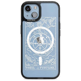 Personalised Wheel of Fortune Tarot Card - White Transparent Custom Phone Case iPhone 15 Plus / Magsafe Black Impact Case,iPhone 15 / Magsafe Black Impact Case,iPhone 14 Plus / Magsafe Black Impact Case,iPhone 14 / Magsafe Black Impact Case,iPhone 13 / Magsafe Black Impact Case Blanc Space