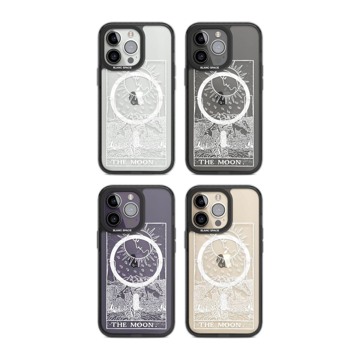 Personalised The Moon Tarot Card - White Transparent Custom Phone Case iPhone 15 Pro Max / Black Impact Case,iPhone 15 Plus / Black Impact Case,iPhone 15 Pro / Black Impact Case,iPhone 15 / Black Impact Case,iPhone 15 Pro Max / Impact Case,iPhone 15 Plus / Impact Case,iPhone 15 Pro / Impact Case,iPhone 15 / Impact Case,iPhone 15 Pro Max / Magsafe Black Impact Case,iPhone 15 Plus / Magsafe Black Impact Case,iPhone 15 Pro / Magsafe Black Impact Case,iPhone 15 / Magsafe Black Impact Case,iPhone 14 Pro Max / Bl