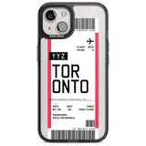 Personalised Toronto Boarding Pass Custom Phone Case iPhone 15 Plus / Magsafe Black Impact Case,iPhone 15 / Magsafe Black Impact Case,iPhone 14 Plus / Magsafe Black Impact Case,iPhone 14 / Magsafe Black Impact Case,iPhone 13 / Magsafe Black Impact Case Blanc Space