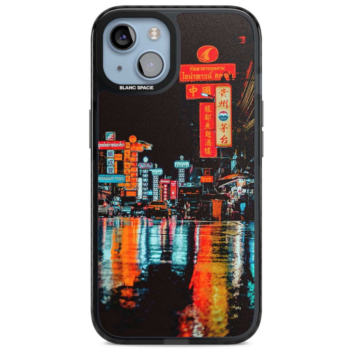 Neon City Phone Case iPhone 15 Plus / Magsafe Black Impact Case,iPhone 15 / Magsafe Black Impact Case,iPhone 14 Plus / Magsafe Black Impact Case,iPhone 14 / Magsafe Black Impact Case,iPhone 13 / Magsafe Black Impact Case Blanc Space