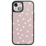 Dark Pink Cute Floral Design Phone Case iPhone 15 Plus / Magsafe Black Impact Case,iPhone 15 / Magsafe Black Impact Case,iPhone 14 Plus / Magsafe Black Impact Case,iPhone 14 / Magsafe Black Impact Case,iPhone 13 / Magsafe Black Impact Case Blanc Space