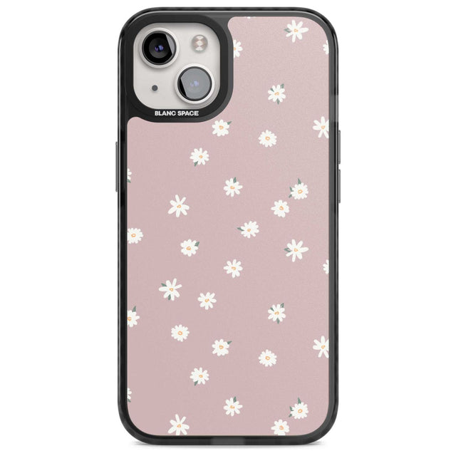 Dark Pink Cute Floral Design Phone Case iPhone 15 Plus / Magsafe Black Impact Case,iPhone 15 / Magsafe Black Impact Case,iPhone 14 Plus / Magsafe Black Impact Case,iPhone 14 / Magsafe Black Impact Case,iPhone 13 / Magsafe Black Impact Case Blanc Space