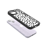 Black on Transparent Dalmatian Polka Dot Spots Phone Case iPhone 15 Pro Max / Black Impact Case,iPhone 15 Plus / Black Impact Case,iPhone 15 Pro / Black Impact Case,iPhone 15 / Black Impact Case,iPhone 15 Pro Max / Impact Case,iPhone 15 Plus / Impact Case,iPhone 15 Pro / Impact Case,iPhone 15 / Impact Case,iPhone 15 Pro Max / Magsafe Black Impact Case,iPhone 15 Plus / Magsafe Black Impact Case,iPhone 15 Pro / Magsafe Black Impact Case,iPhone 15 / Magsafe Black Impact Case,iPhone 14 Pro Max / Black Impact Ca