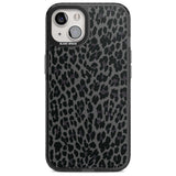 Dark Animal Print Pattern Small Leopard Phone Case iPhone 15 Plus / Magsafe Black Impact Case,iPhone 15 / Magsafe Black Impact Case,iPhone 14 Plus / Magsafe Black Impact Case,iPhone 14 / Magsafe Black Impact Case,iPhone 13 / Magsafe Black Impact Case Blanc Space