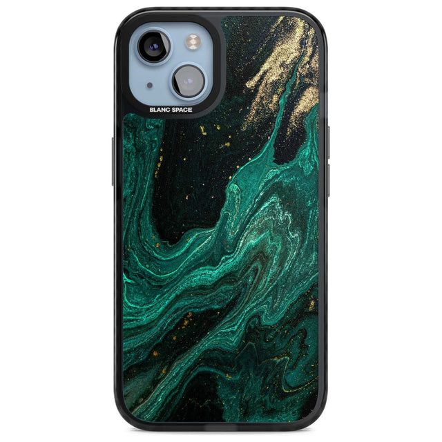 Emerald Lagoon Phone Case iPhone 15 Plus / Magsafe Black Impact Case,iPhone 15 / Magsafe Black Impact Case,iPhone 14 Plus / Magsafe Black Impact Case,iPhone 14 / Magsafe Black Impact Case,iPhone 13 / Magsafe Black Impact Case Blanc Space