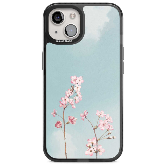 Blossom Flower Sky Phone Case iPhone 15 Plus / Magsafe Black Impact Case,iPhone 15 / Magsafe Black Impact Case,iPhone 14 Plus / Magsafe Black Impact Case,iPhone 14 / Magsafe Black Impact Case,iPhone 13 / Magsafe Black Impact Case Blanc Space