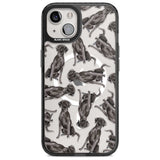 Black Labrador Watercolour Dog Pattern Phone Case iPhone 15 Plus / Magsafe Black Impact Case,iPhone 15 / Magsafe Black Impact Case,iPhone 14 Plus / Magsafe Black Impact Case,iPhone 14 / Magsafe Black Impact Case,iPhone 13 / Magsafe Black Impact Case Blanc Space