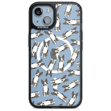 Boston Terrier Watercolour Dog Pattern Phone Case iPhone 15 Plus / Magsafe Black Impact Case,iPhone 15 / Magsafe Black Impact Case,iPhone 14 Plus / Magsafe Black Impact Case,iPhone 14 / Magsafe Black Impact Case,iPhone 13 / Magsafe Black Impact Case Blanc Space