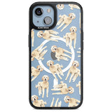 Goldendoodle Watercolour Dog Pattern Phone Case iPhone 15 Plus / Magsafe Black Impact Case,iPhone 15 / Magsafe Black Impact Case,iPhone 14 Plus / Magsafe Black Impact Case,iPhone 14 / Magsafe Black Impact Case,iPhone 13 / Magsafe Black Impact Case Blanc Space