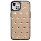 Cavalier King Charles Spaniel Pattern Phone Case iPhone 15 Plus / Magsafe Black Impact Case,iPhone 15 / Magsafe Black Impact Case,iPhone 14 Plus / Magsafe Black Impact Case,iPhone 14 / Magsafe Black Impact Case,iPhone 13 / Magsafe Black Impact Case Blanc Space