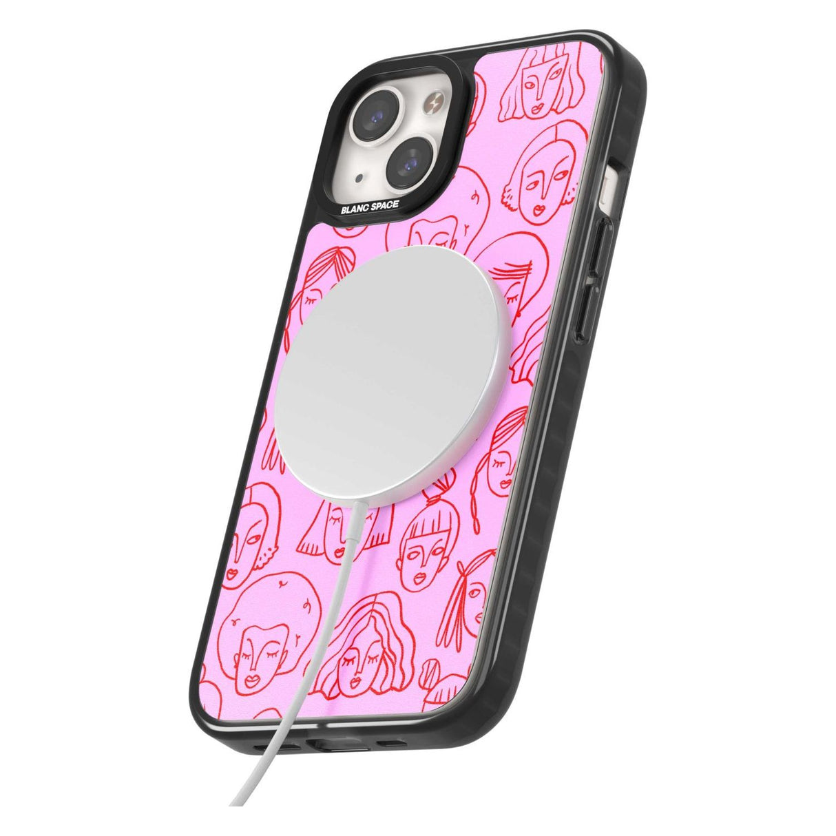 Girl Portrait Doodles in Pink & Red Phone Case iPhone 15 Pro Max / Black Impact Case,iPhone 15 Plus / Black Impact Case,iPhone 15 Pro / Black Impact Case,iPhone 15 / Black Impact Case,iPhone 15 Pro Max / Impact Case,iPhone 15 Plus / Impact Case,iPhone 15 Pro / Impact Case,iPhone 15 / Impact Case,iPhone 15 Pro Max / Magsafe Black Impact Case,iPhone 15 Plus / Magsafe Black Impact Case,iPhone 15 Pro / Magsafe Black Impact Case,iPhone 15 / Magsafe Black Impact Case,iPhone 14 Pro Max / Black Impact Case,iPhone 1