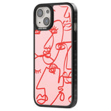 Abstract Continuous Line Faces Red on Pink Phone Case iPhone 15 Pro Max / Black Impact Case,iPhone 15 Plus / Black Impact Case,iPhone 15 Pro / Black Impact Case,iPhone 15 / Black Impact Case,iPhone 15 Pro Max / Impact Case,iPhone 15 Plus / Impact Case,iPhone 15 Pro / Impact Case,iPhone 15 / Impact Case,iPhone 15 Pro Max / Magsafe Black Impact Case,iPhone 15 Plus / Magsafe Black Impact Case,iPhone 15 Pro / Magsafe Black Impact Case,iPhone 15 / Magsafe Black Impact Case,iPhone 14 Pro Max / Black Impact Case,i