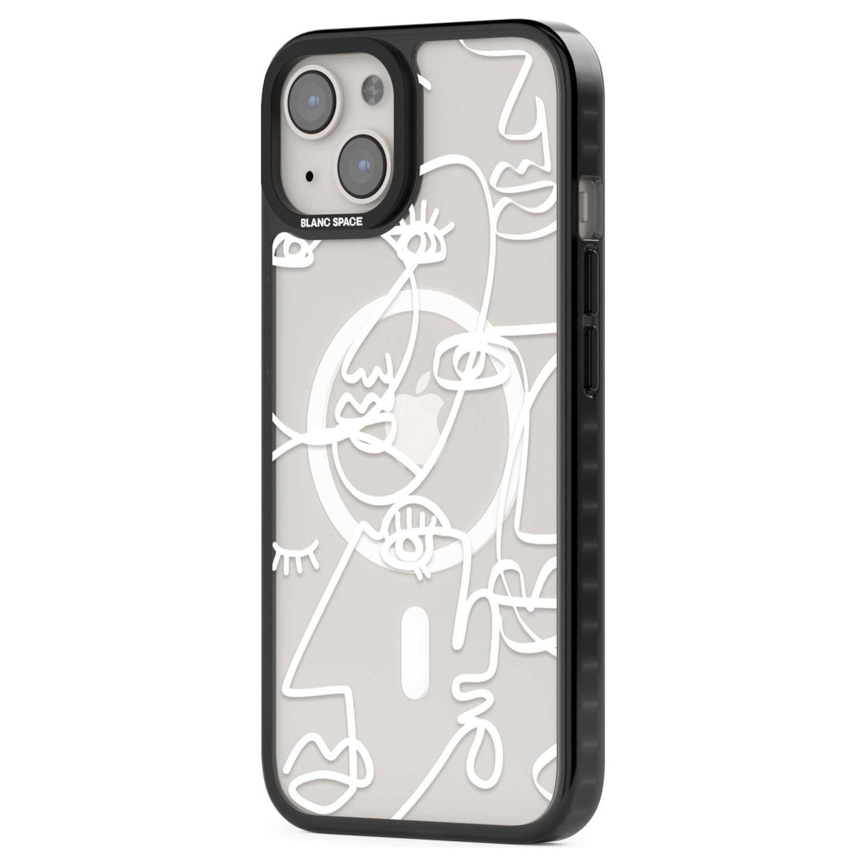 Abstract Continuous Line Faces White on Clear Phone Case iPhone 15 Pro Max / Black Impact Case,iPhone 15 Plus / Black Impact Case,iPhone 15 Pro / Black Impact Case,iPhone 15 / Black Impact Case,iPhone 15 Pro Max / Impact Case,iPhone 15 Plus / Impact Case,iPhone 15 Pro / Impact Case,iPhone 15 / Impact Case,iPhone 15 Pro Max / Magsafe Black Impact Case,iPhone 15 Plus / Magsafe Black Impact Case,iPhone 15 Pro / Magsafe Black Impact Case,iPhone 15 / Magsafe Black Impact Case,iPhone 14 Pro Max / Black Impact Cas