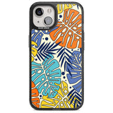 Beach Leaves Phone Case iPhone 15 Plus / Magsafe Black Impact Case,iPhone 15 / Magsafe Black Impact Case,iPhone 14 Plus / Magsafe Black Impact Case,iPhone 14 / Magsafe Black Impact Case,iPhone 13 / Magsafe Black Impact Case Blanc Space