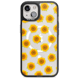 Sunflowers Transparent Pattern