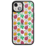 Passion Fruit Pattern Phone Case iPhone 15 Plus / Magsafe Black Impact Case,iPhone 15 / Magsafe Black Impact Case,iPhone 14 Plus / Magsafe Black Impact Case,iPhone 14 / Magsafe Black Impact Case,iPhone 13 / Magsafe Black Impact Case Blanc Space