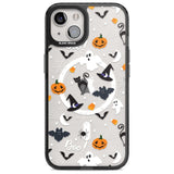 Halloween Mix Pattern Phone Case iPhone 15 Plus / Magsafe Black Impact Case,iPhone 15 / Magsafe Black Impact Case,iPhone 14 Plus / Magsafe Black Impact Case,iPhone 14 / Magsafe Black Impact Case,iPhone 13 / Magsafe Black Impact Case Blanc Space