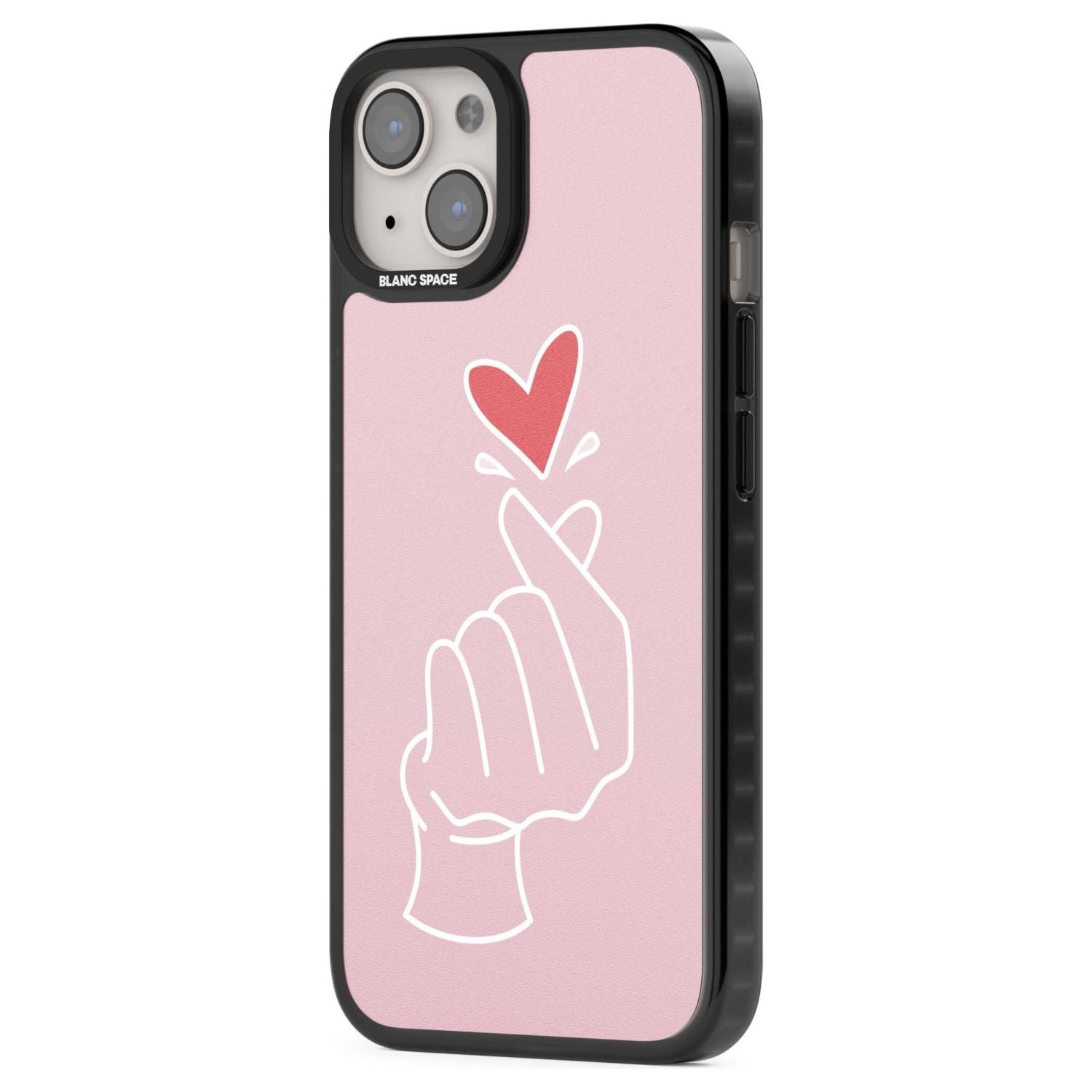 Pink Heart Hand