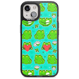 Frog Booty Kawaii Pattern Phone Case iPhone 15 Plus / Magsafe Black Impact Case,iPhone 15 / Magsafe Black Impact Case,iPhone 14 Plus / Magsafe Black Impact Case,iPhone 14 / Magsafe Black Impact Case,iPhone 13 / Magsafe Black Impact Case Blanc Space