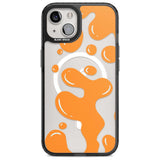 Orange Lava Lamp Phone Case iPhone 15 Plus / Magsafe Black Impact Case,iPhone 15 / Magsafe Black Impact Case,iPhone 14 Plus / Magsafe Black Impact Case,iPhone 14 / Magsafe Black Impact Case,iPhone 13 / Magsafe Black Impact Case Blanc Space