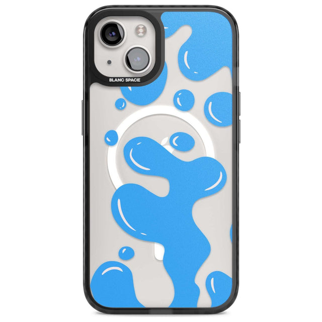 Blue Lava Lamp Phone Case iPhone 15 Plus / Magsafe Black Impact Case,iPhone 15 / Magsafe Black Impact Case,iPhone 14 Plus / Magsafe Black Impact Case,iPhone 14 / Magsafe Black Impact Case,iPhone 13 / Magsafe Black Impact Case Blanc Space